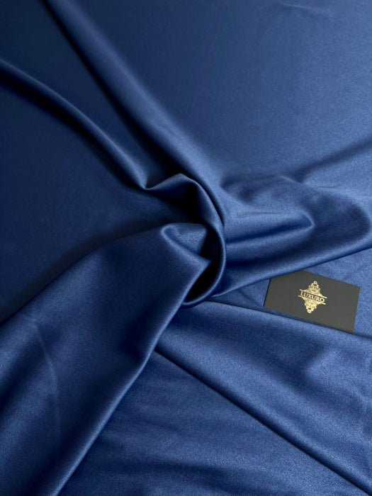 Tafta Elastica Premium Sidefata Bleumarin