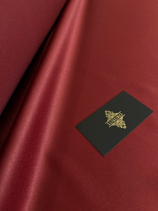 Premium Elastic Taffeta Pearl Bordeaux