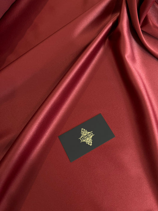 Premium Elastic Taffeta Pearl Bordeaux
