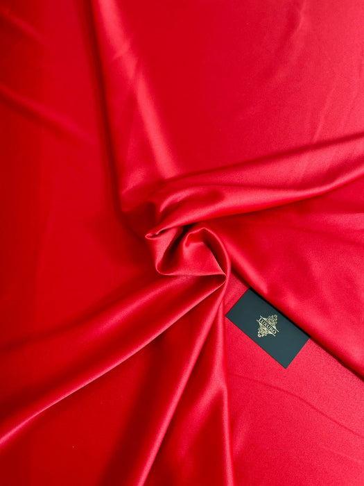 Tafta Elastica Premium Sidefata Rosu Aprins