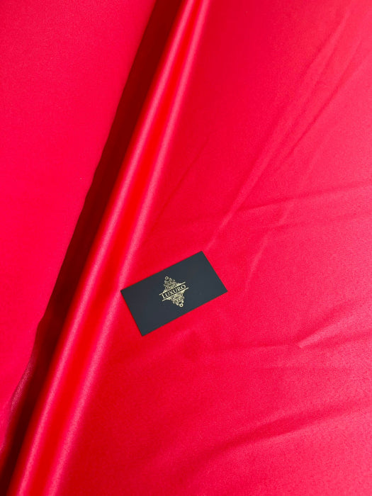 Tafta Elastica Premium Sidefata Rosu Aprins