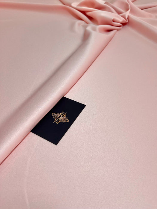 Premium Elastic Taffeta Pearl Dark Salmon Pink