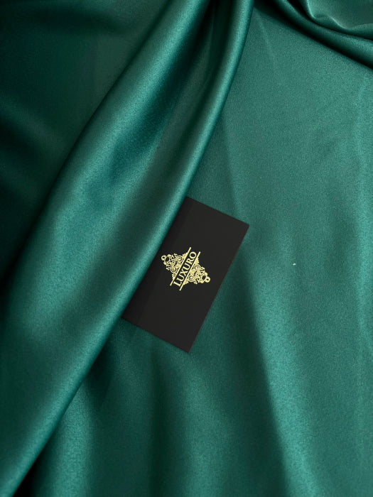 Premium Elastic Taffeta Emerald Green Pearl 